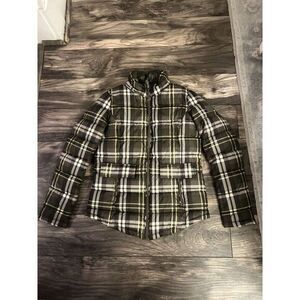 $190 Retail Lauren Ralph Lauren Forest Green‎ Insulated Puffer Jacket Womens XS